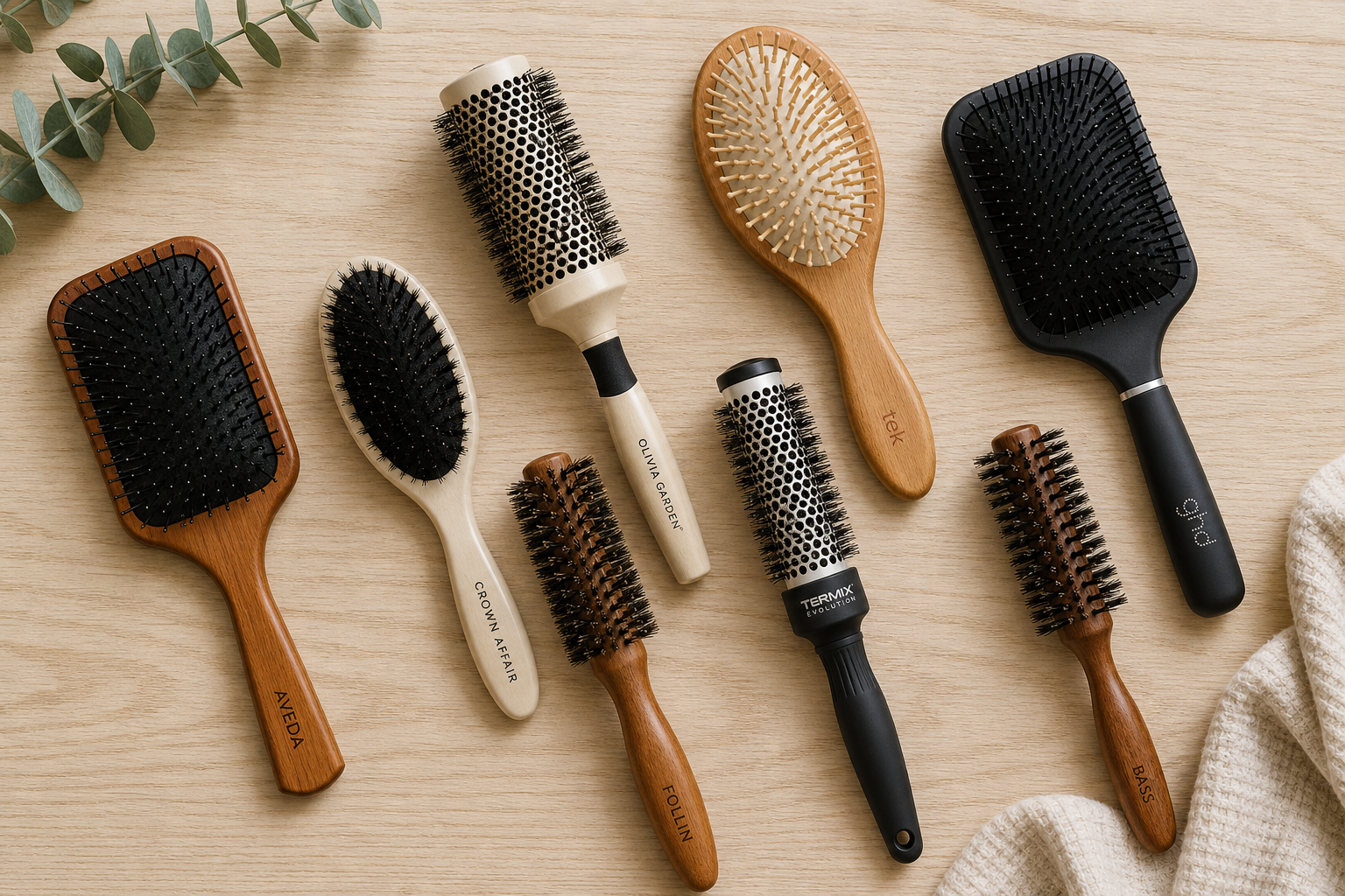 Wie man die richtige Haarbürste für seinen Haartyp auswählt