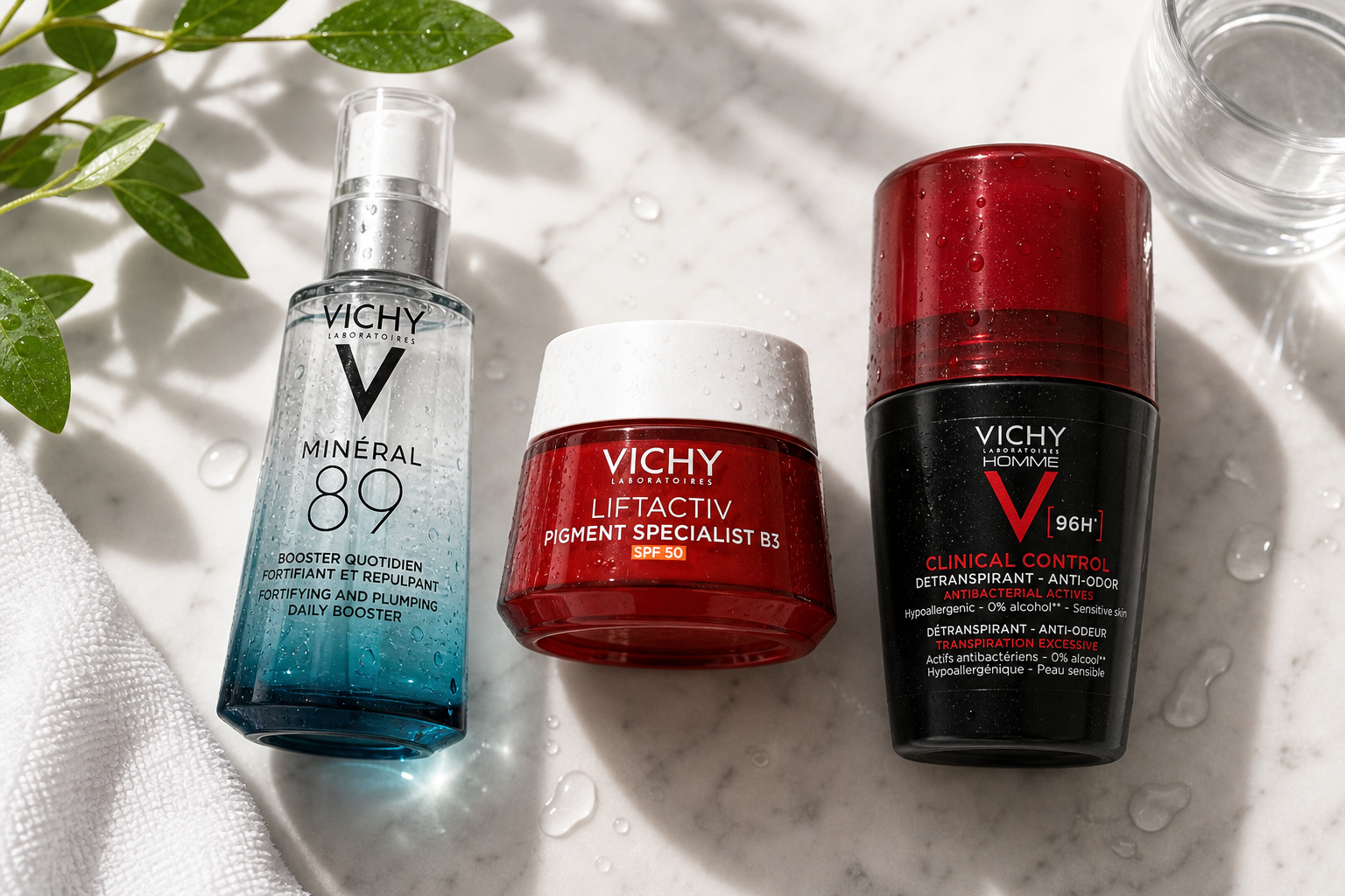 Vichy Kosmetik: Überblick über die Serien von Minéral 89 bis Antitranspirantien
