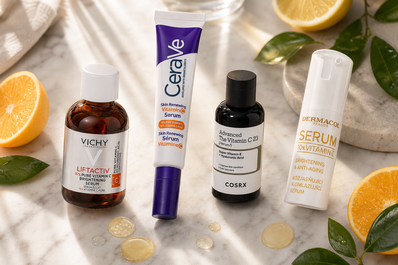 Nach Hauttyp: Wie man ein Vitamin-C-Serum auswählt