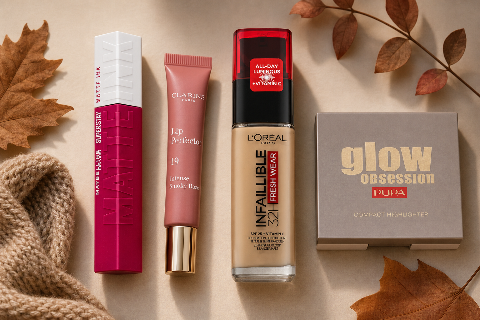 Herbsttrends im Make-up: Intensivere Lippen und strahlender Teint