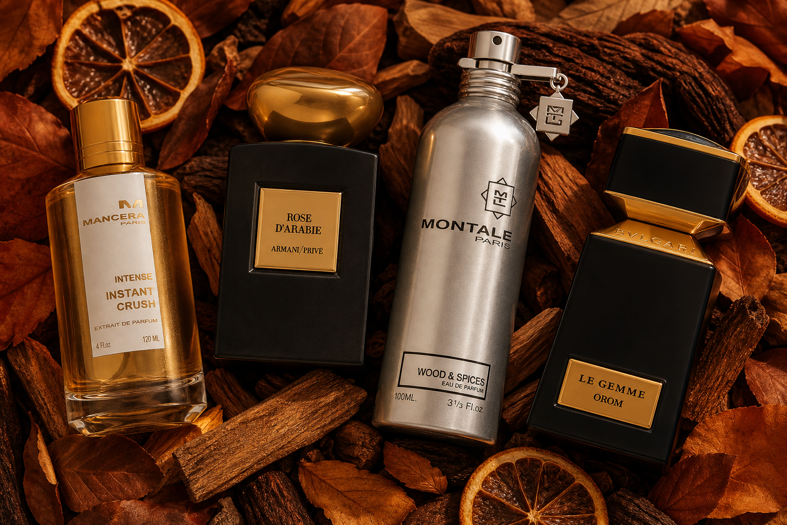 Luxusparfums für den Herbst: warme holzige und orientalische Düfte