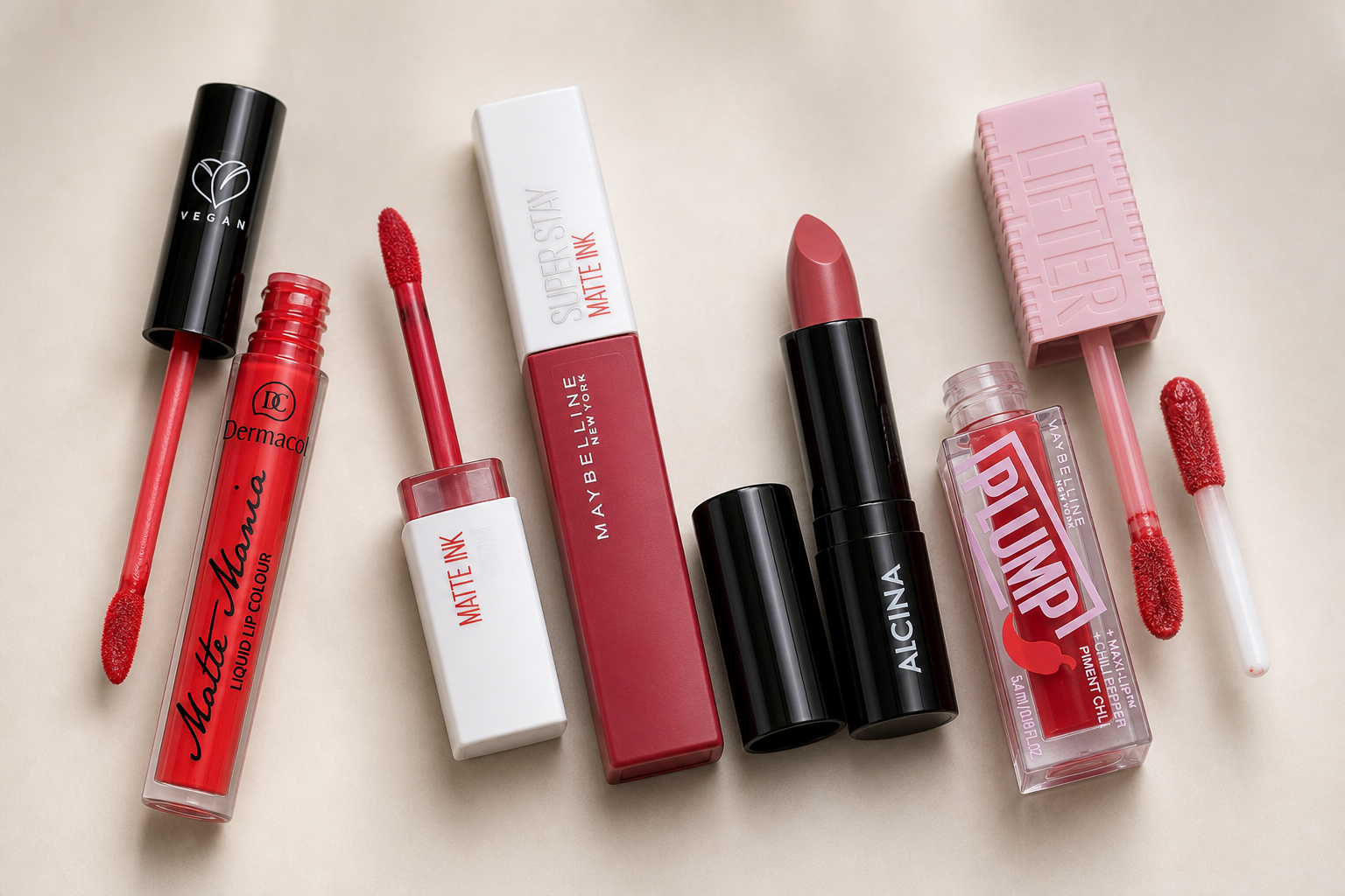 Wie man den Lippenstift nach dem Finish auswählt: matt, cremig, glänzend oder flüssig